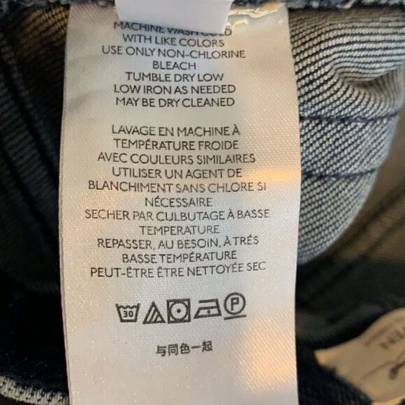 We the free skinny blue Jean button fly high waist - Picture 13 of 13